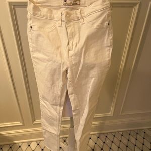Free people distressed white jeans
